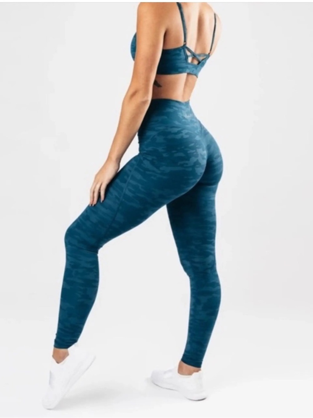 Alphalete Surface Blue Camo Leggings